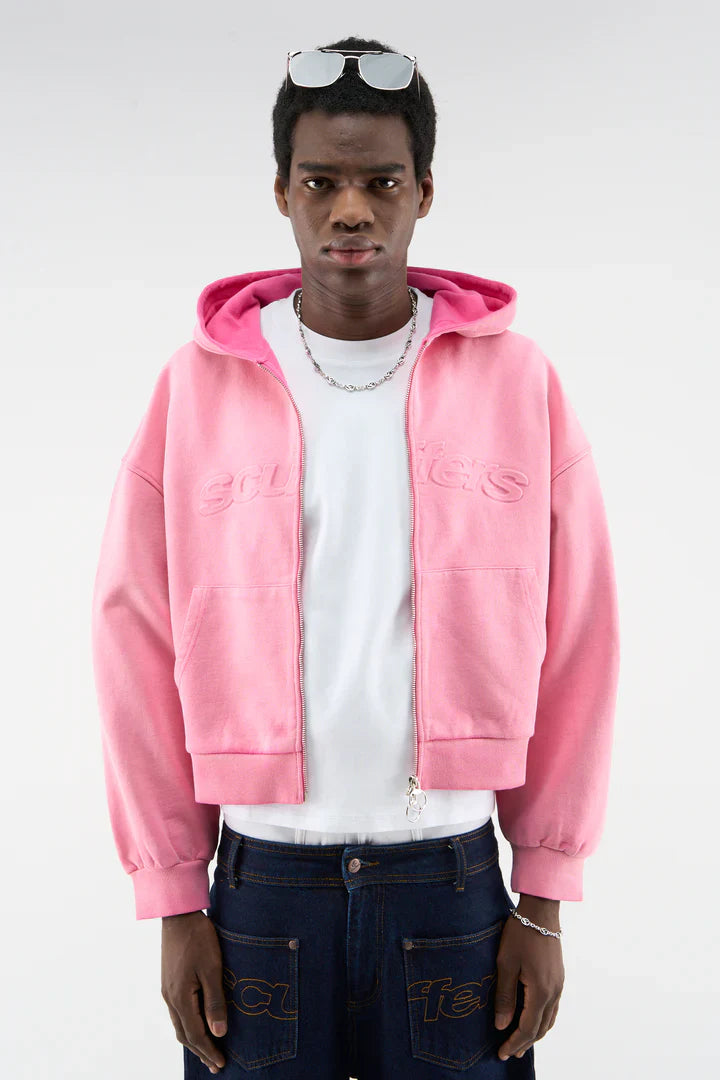 Scuffers Bullet Pink Zipper - Scuffers Hoodies - 99% Authentic