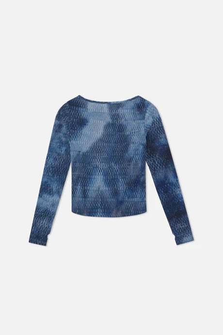 Scuffers Text Blue Long sleeve