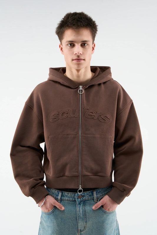 Scuffers Bullet Brown Zipper