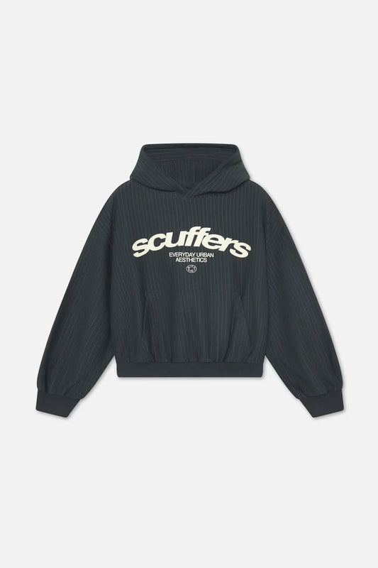 Scuffers Iconic Dark Green Pinstripe Hoodie