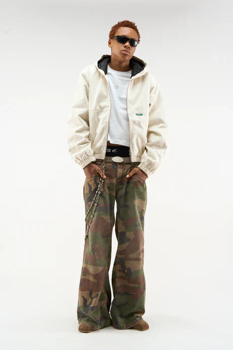 Scuffers Stained Ecru Work Jacket
