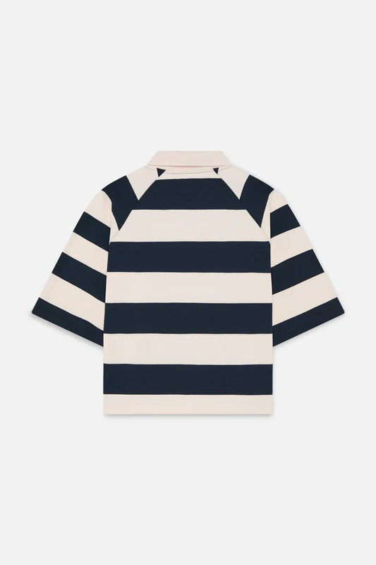 Scuffers Signature Navy Striped Polo